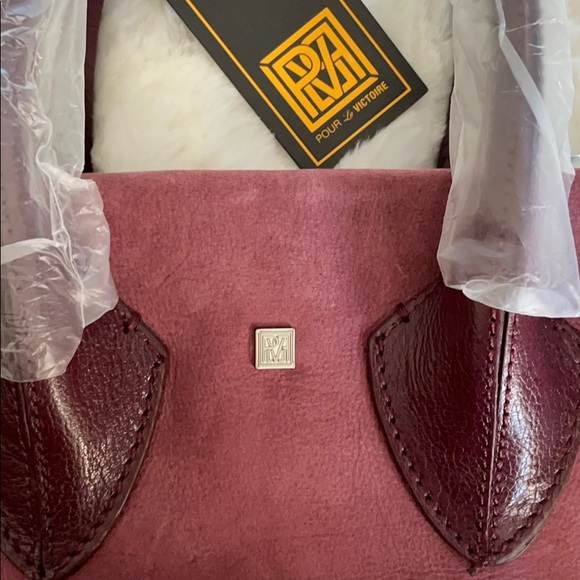 NWT Pour La Victoire color block handbag - Picture 10 of 14